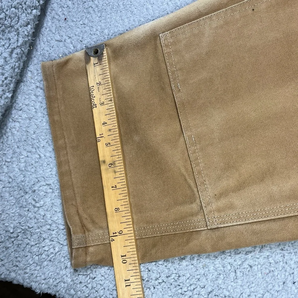 Vintage Carhartt B01 BRN Canvas Double Knee Mens Pants‎ Y2K Size 42x30 USA Made